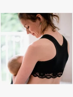 Carriwell Slåom Graviditets- og Amme-BH, Eco, Sort XL