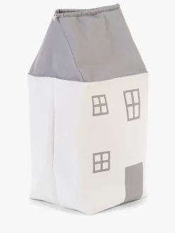 Childhome Opbevaringskasse Hus, Grey/White