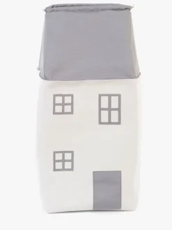 Childhome Opbevaringskasse Hus, Grey/White