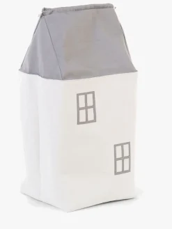 Childhome Opbevaringskasse Hus, Grey/White