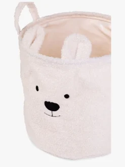 Childhome Opbevaringskurv 3-pak Teddy, Offwhite