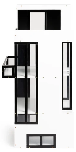 Cloudberry Castle Dukkehus, Sort/Hvid