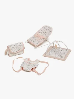 Cloudberry Castle Dukkevogn Konvertibel inkl. Dukketilbehør Kanin