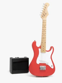 Cloudberry Castle Elektrisk Guitar med Forstærker 80 cm, Rød