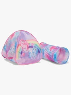 Cloudberry Castle Legetelt med Tunnel Enhjørning