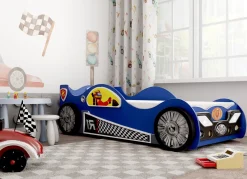 Cloudberry Castle Seng NORRIS 80x160, Blå