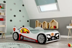 Cloudberry Castle Seng NORRIS 80x160, Hvid