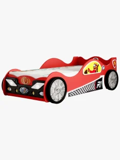 Cloudberry Castle Seng NORRIS 80x160, Rød