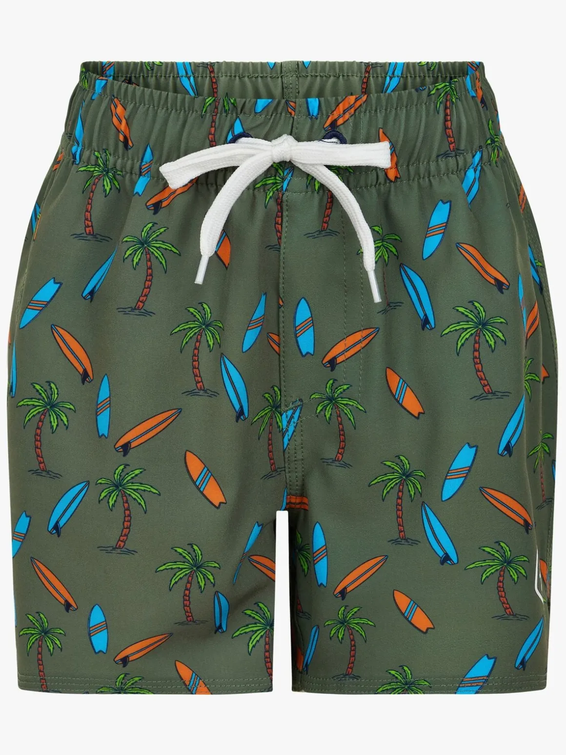 Color Kids Badeshorts, Dark Ivy