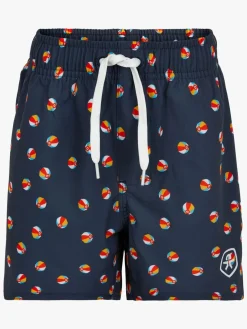 Color Kids Badeshorts, Rød/Blå/Mønstret