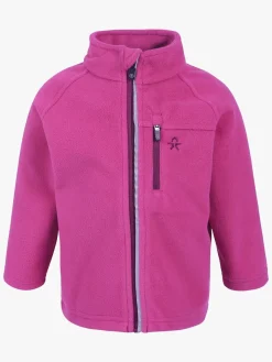 Color Kids Fleecetrøje, Festival Fuchsia