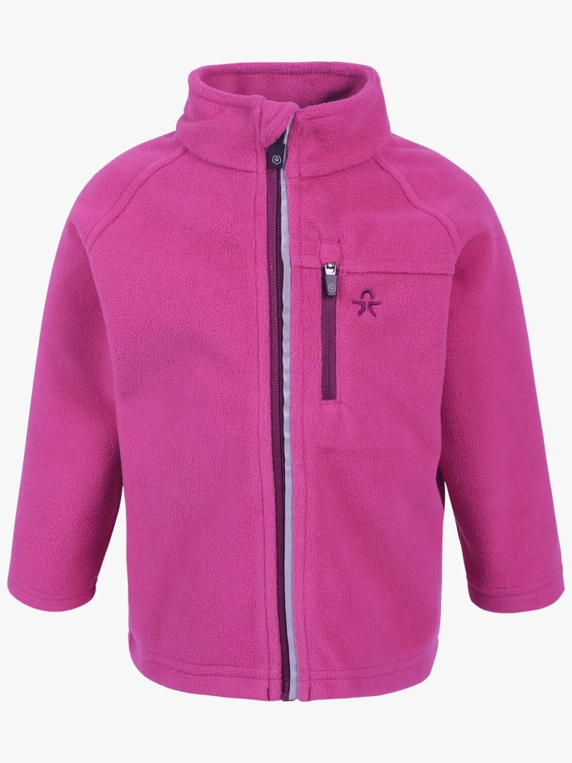 Color Kids Fleecetrøje, Festival Fuchsia