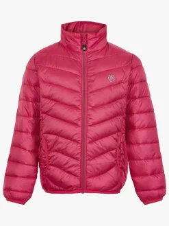 Color Kids Quiltet Packable Jakke , Honeysuckle