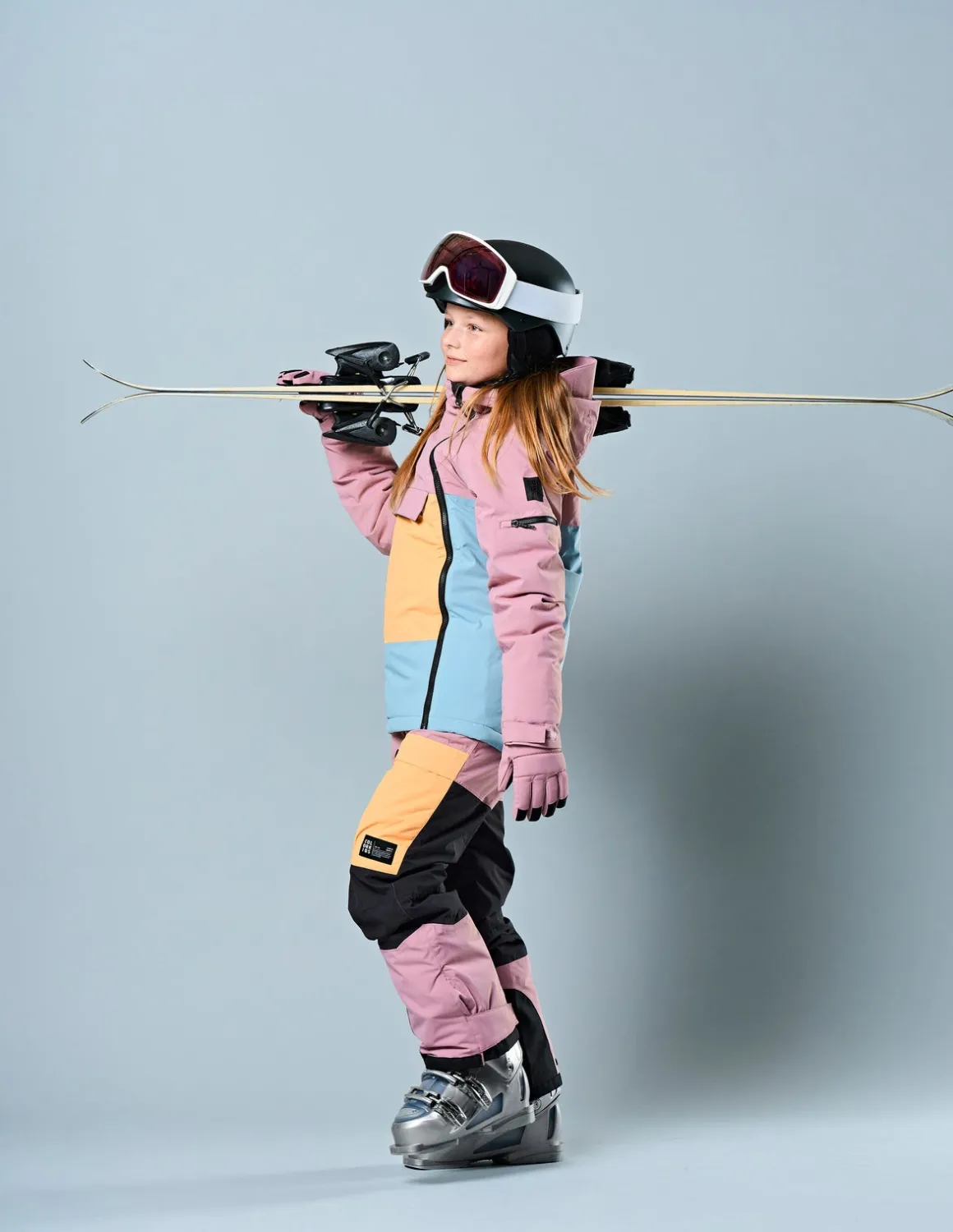 Color Kids Skijakke, Woodrose