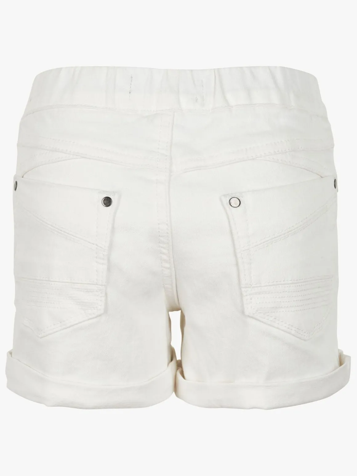 Creamie Colored Denim Shorts, Cloud