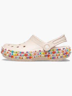 Crocs Classic Beaded Band Clogs, Quartz