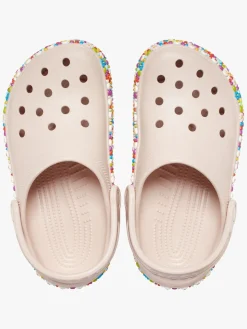 Crocs Classic Beaded Band Kids Clogs, Quartz