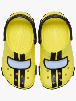 Crocs Classic IAM Race Car Kids Clogs, Cyber Yellow