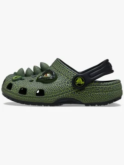Crocs Classic IAM Scary Dino Kids Clogs, Sort