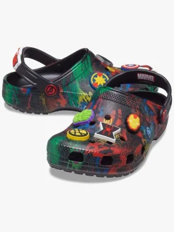 Crocs Classic Marvel Avengers Clogs, Black