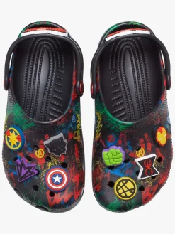Crocs Classic Marvel Avengers Clogs, Black
