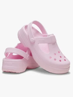 Crocs Classic Mary Jane Clogs, Pink Milk