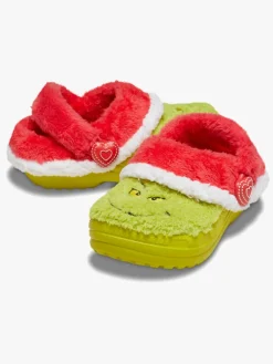 Crocs Grinch Classic Kids Forede Hjemmesko, Multi