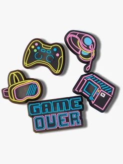 Crocs Jibbitz Lights Up Neon Gamer 5-pak