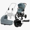 Cybex BALIOS S Lux Duovogn inkl. Axkid GOKID Babyautostol & Base, Stormy Blue