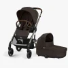 Cybex BALIOS S Lux Klapvogn inkl. Liggedel, Taupe/Chocolate Brown