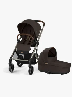 Cybex BALIOS S Lux Klapvogn inkl. Liggedel, Taupe/Chocolate Brown