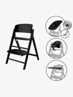 Cybex Click & Fold Højstol 4-in-1, Stunning Black