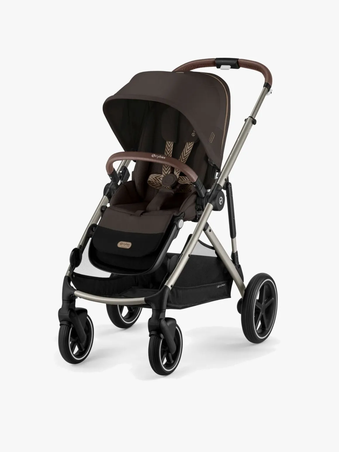Cybex e-Gazelle S Duovogn inkl. Cloud G i-Size Plus & Base, Chocolate Brown/Taupe