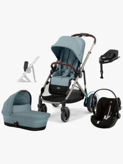 Cybex e-GAZELLE S Duovogn inkl. Cloud G i-Size Plus & Base, Stormy Blue