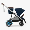 Cybex e-GAZELLE S Klapvogn, Ocean Blue/Silver