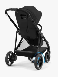 Cybex e-GAZELLE S Klapvogn, Moon Black/Black