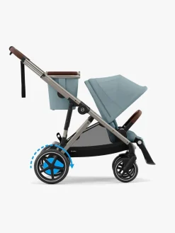 Cybex e-GAZELLE S Klapvogn, Stormy Blue/Taupe