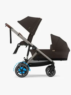 Cybex e-GAZELLE S Klapvogn, Taupe/Chocolate Brown