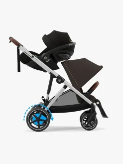 Cybex e-GAZELLE S Klapvogn, Taupe/Chocolate Brown