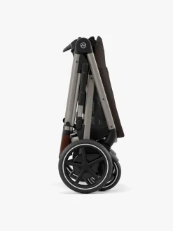 Cybex e-GAZELLE S Klapvogn, Taupe/Chocolate Brown