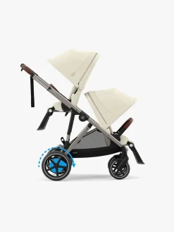 Cybex e-Gazelle S Søskendevogn, Seashelle Beige/Taupe