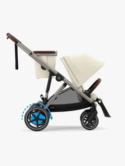 Cybex e-Gazelle S Tvillingevogn, Seashelle Beige/Taupe
