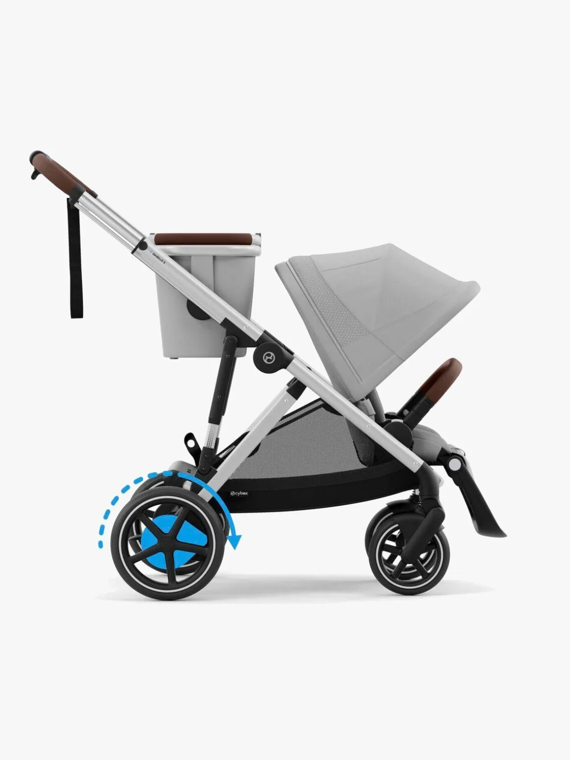 Cybex e-GAZELLE S Duovogn, Stone Grey/Silver