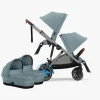Cybex e-Gazelle S Tvillingevogn, Stormy Blue/Taupe
