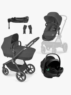 Cybex EOS Lux Duovogn inkl. Axkid GOKID Autostol Baby & Base, Moon Black