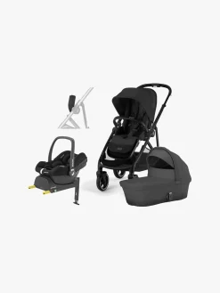 Cybex GAZELLE S Duovogn inkl. Maxi-Cosi CabrioFix i-Size Autostol inkl. Base, Moon Black/Black