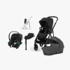 Cybex GAZELLE S Duovogn inkl. Cybex Aton B2 i-Size Autostol Baby inkl. Base, Moon Black/Black