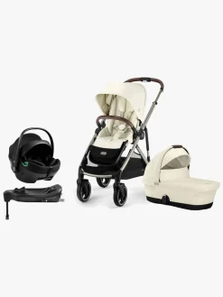 Cybex GAZELLE S Duovogn inkl. Axkid GOKID Autostol Baby & Base, Seashell Beige