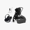 Cybex GAZELLE S Duovogn inkl. BeSafe iZi Go Modular X2 i-Size Autostol Baby, Moon Black/Black
