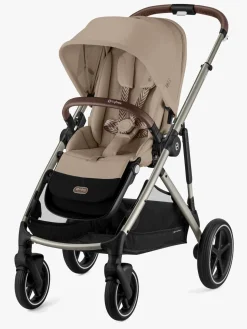 Cybex GAZELLE S Klapvogn, Almond Beige/Taupe